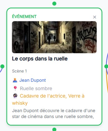 carte évènement